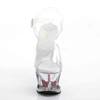 Pleaser - MOON708HRS Sandale à bride à la cheville, Pole dance chaussures - Chaussures de pole dance - Transparent Product image